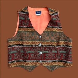 Vintage Roper Western Style Vest Size 1X